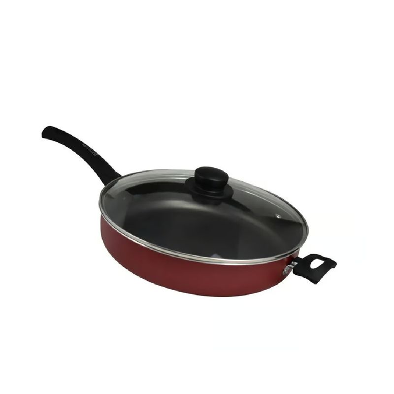 FACUSA - Cacerola 30 Cm. Estela Antiadherente T/V - Rojo