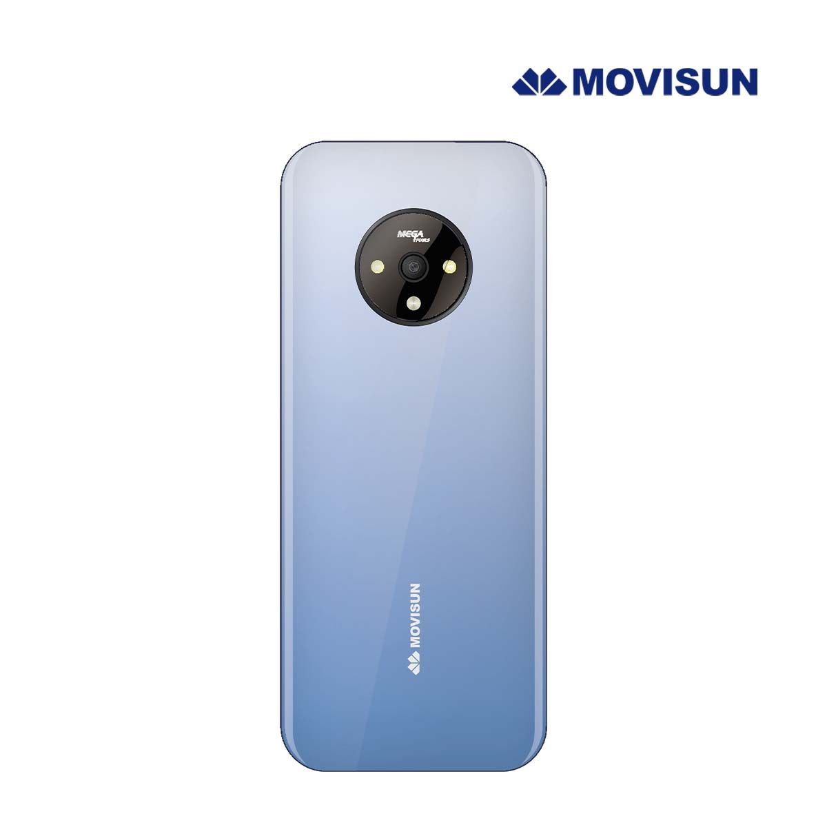 MOVISUN - MOVISUN Celular Básico 3G Radio FM Aplo K31 CELESTE