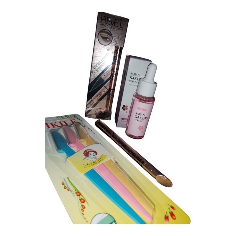 GENERICO - Skincare serum flor de sakura delineador y regalos