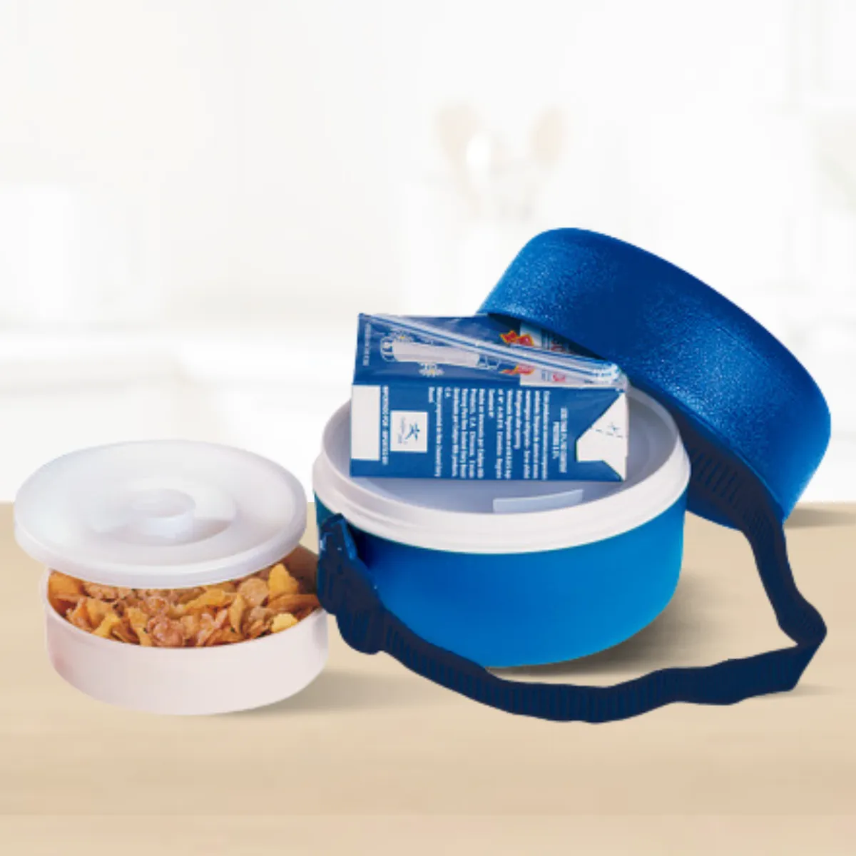 POLIMES - Termo de Comida clasico Lunchy polimes Azul 750 Ml