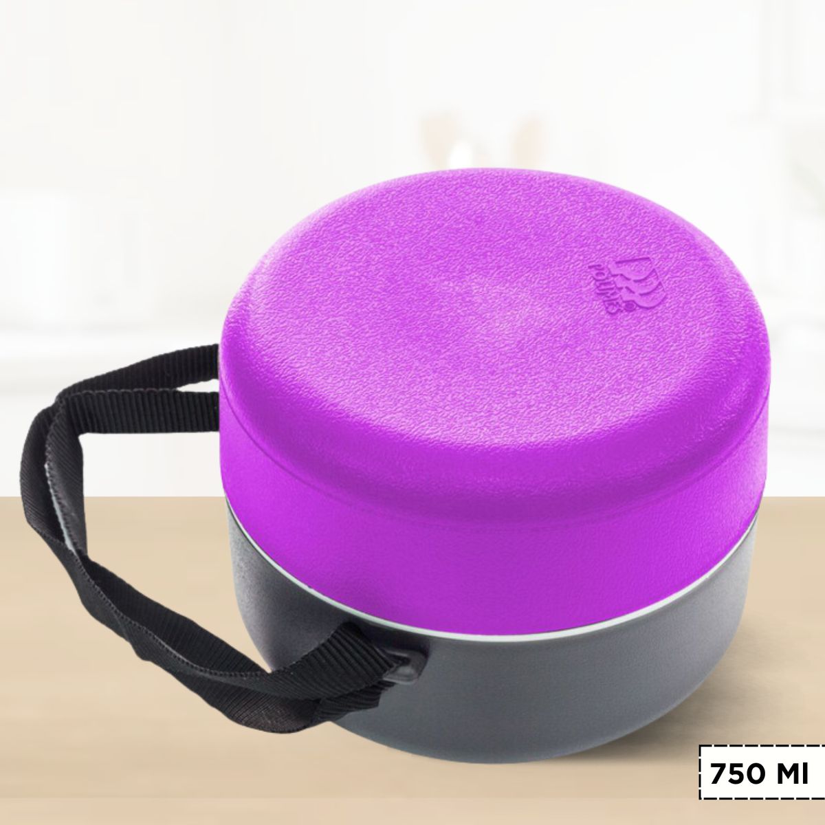 POLIMES - Termo de Comida clasico Lunchy polimes Lila 750 Ml