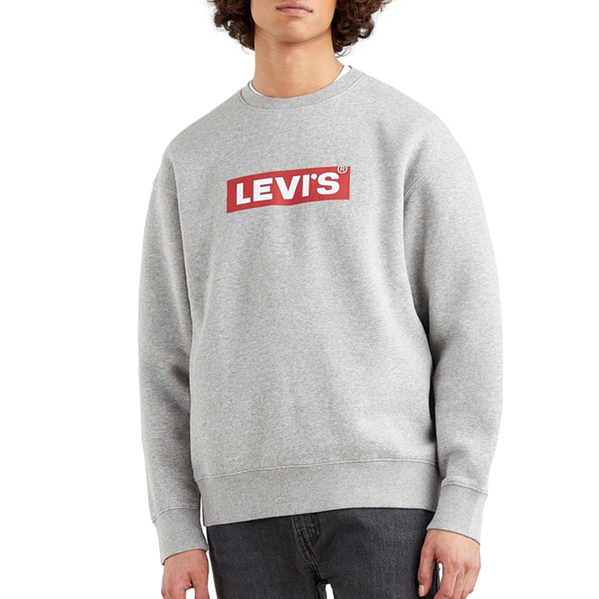 LEVIS - Polerón Hombre Relaxed Graphic Gris Levis