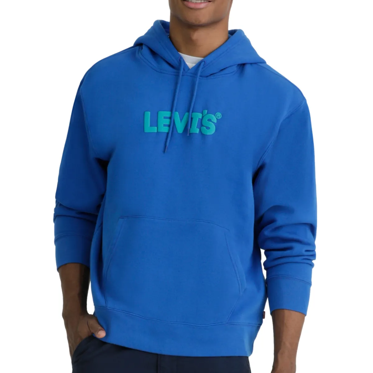 LEVIS - Polerón Hombre Relaxed Graphic Azul Levis