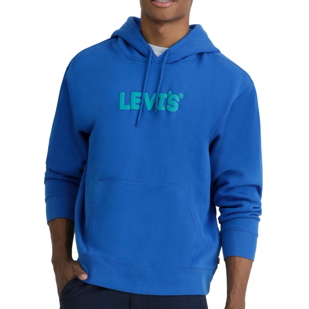 LEVIS - Polerón Hombre Relaxed Graphic Azul Levis