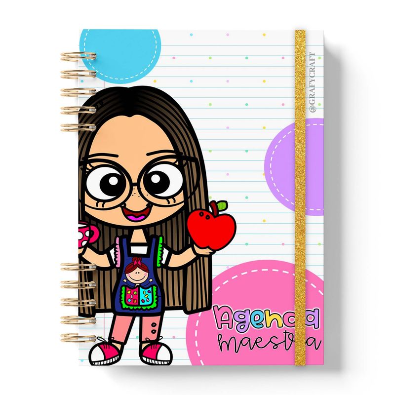 GENERICO - Agenda Planner Diario Para Maestra - Libreta Para Profesora