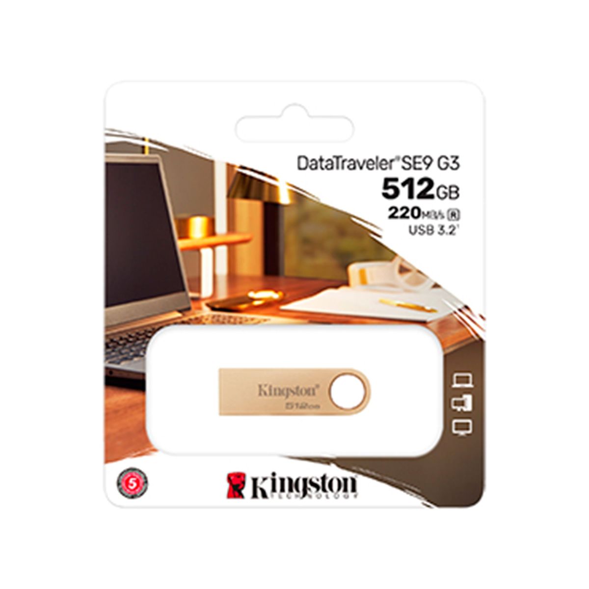 KINGSTON - MEMORIA USB KINGSTON DTSE9G3 512GB USB 32 GEN 1 PN acdtse9g3512gb