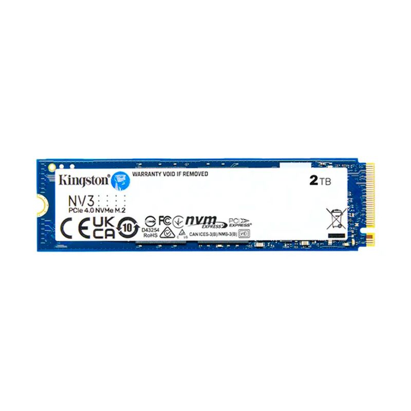 KINGSTON - UNIDAD SSD KINGSTON 2000G NV3 M2 2280 PCIE 40 NVME PN SNV3S2000G