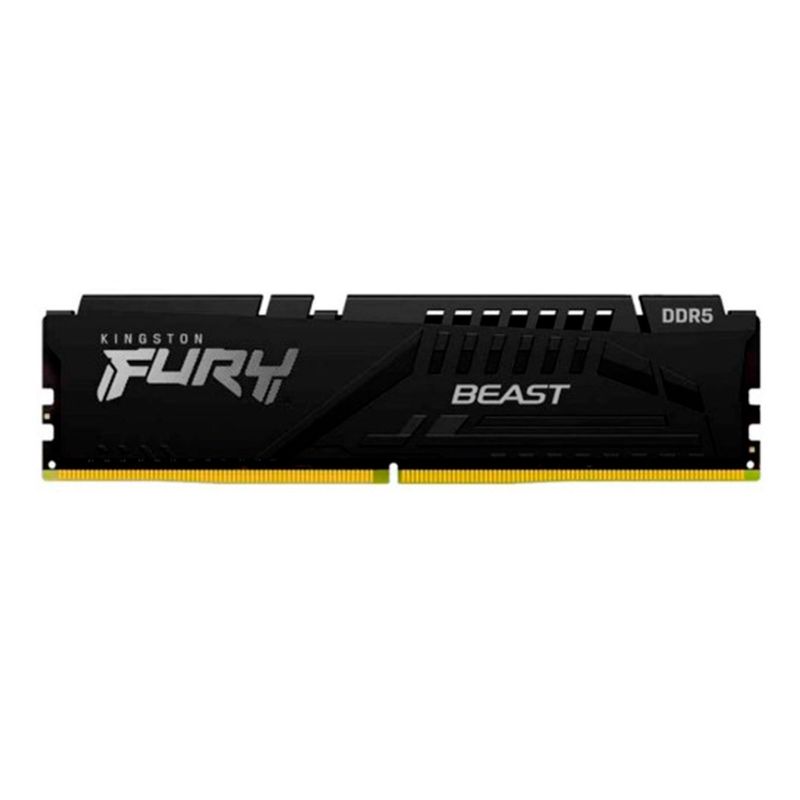KINGSTON - MEMORIA RAM KINGSTON FURY BEAST 16GB DDR5 5200MHZ PN KF552C40BB-16