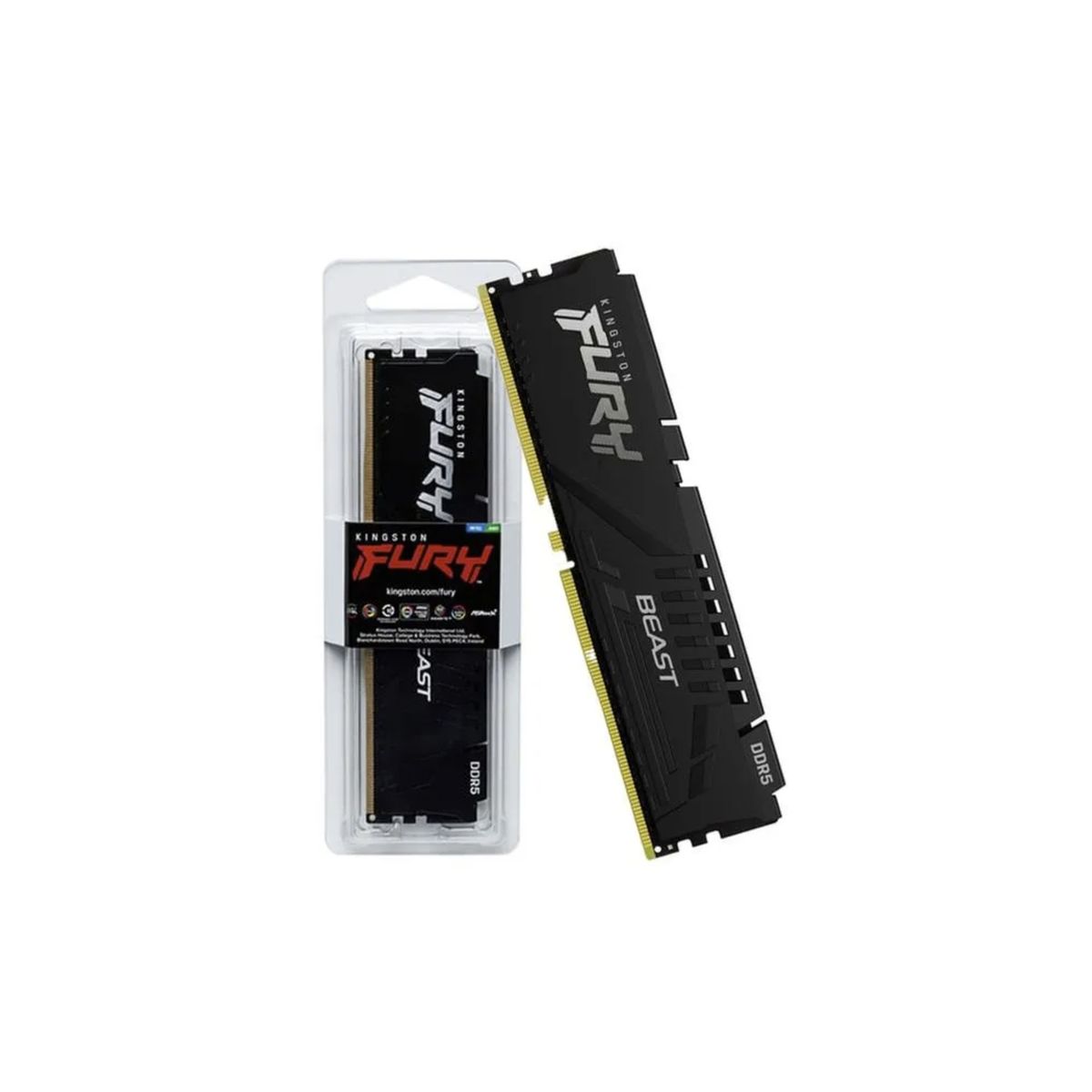 KINGSTON - MEMORIA RAM KINGSTON FURY BEAST 32GB DDR5-5600 PN KF556C40BB-32
