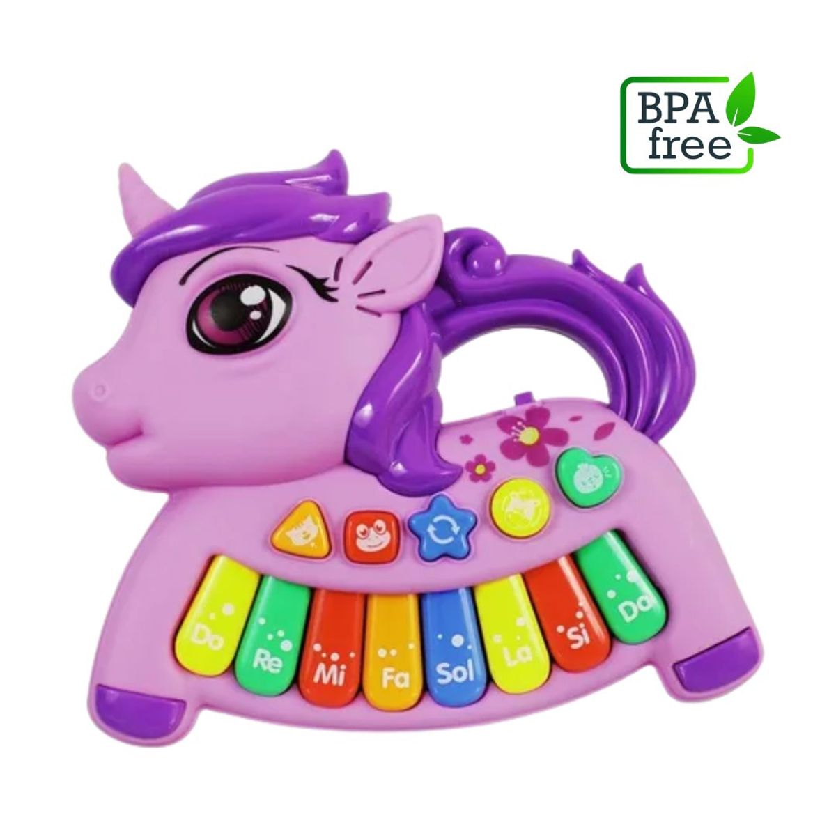 GENERICO - Juguete Didáctico Piano Musical Unicornio
