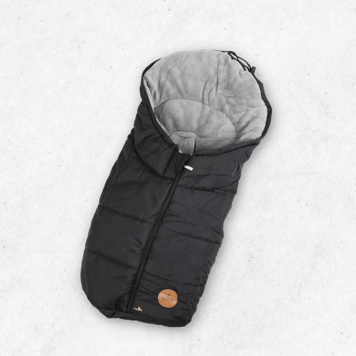INFANTI - Saco Cojin para Coche Acolchado para Bebés »DARK» Gray