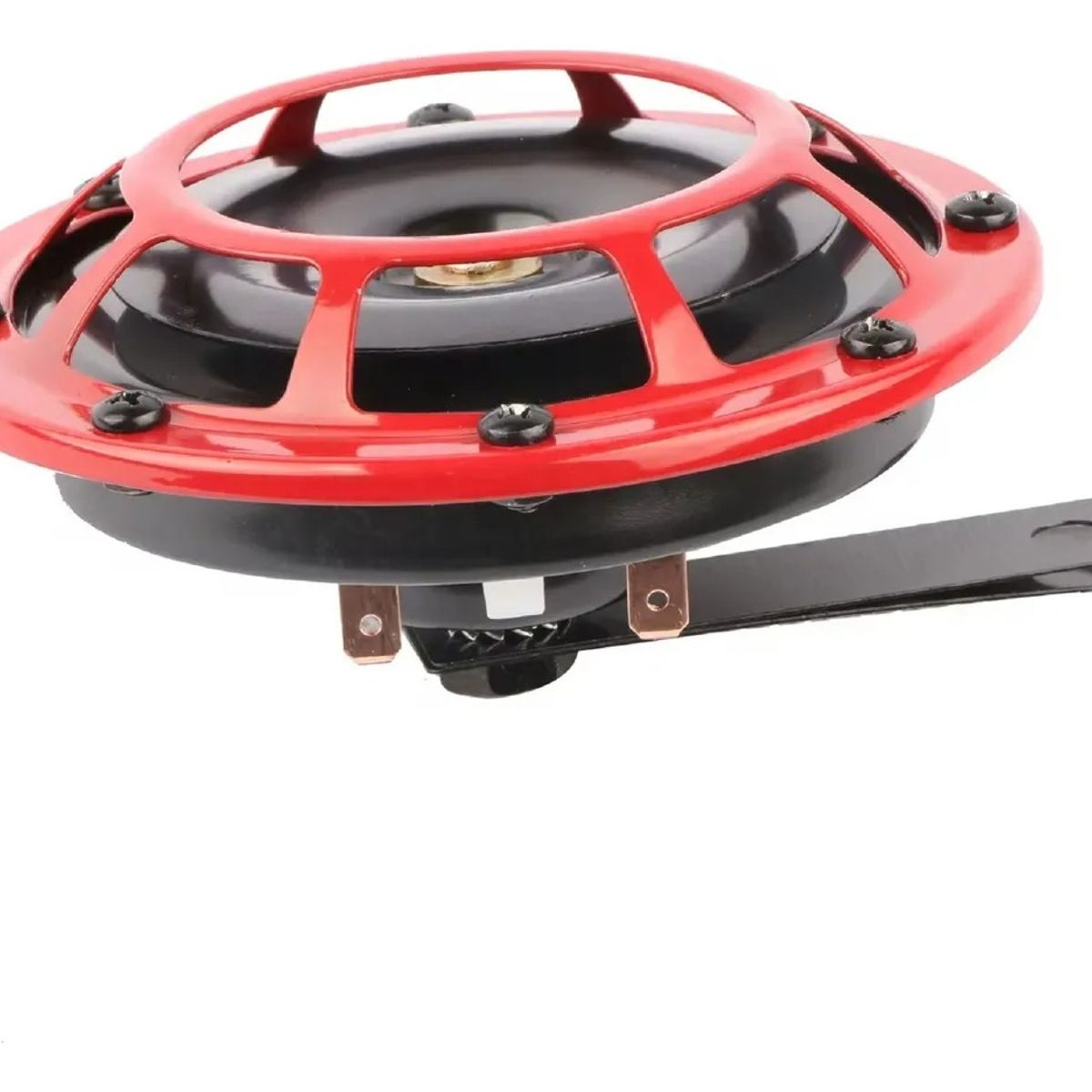 GENERICO - Claxon Platillo Súper Tono para Moto y Auto - Sonido Potente y Claro 12 5 x 43 cm 2Pcs