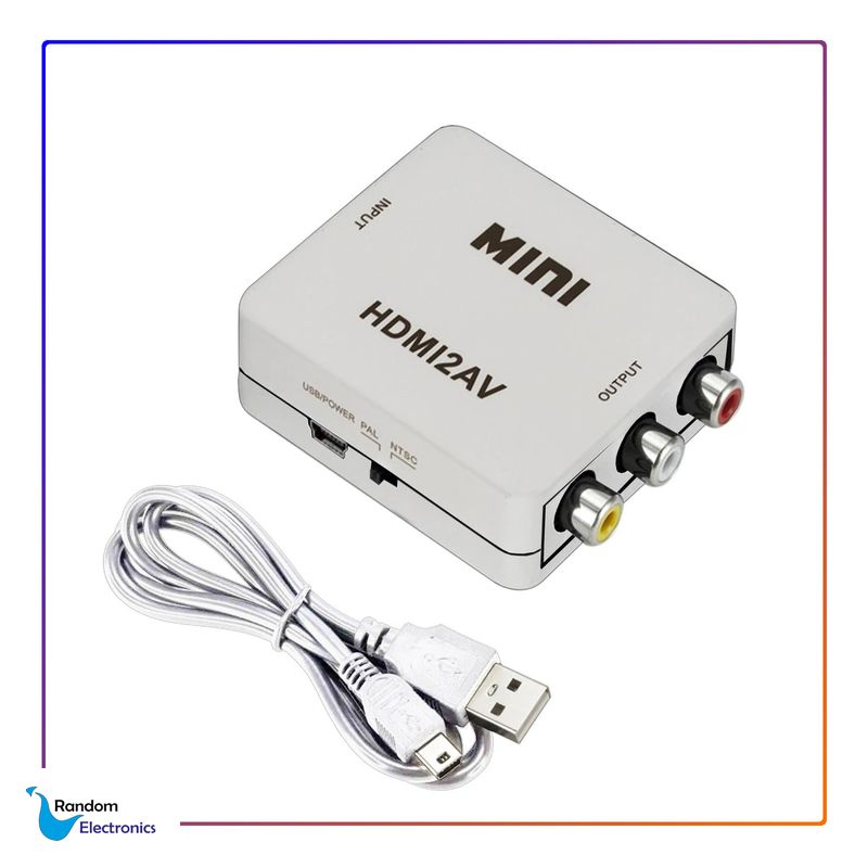 GENERICO - GENERIC ADAPTADOR HDMI A RCA AV NTSC PAL B