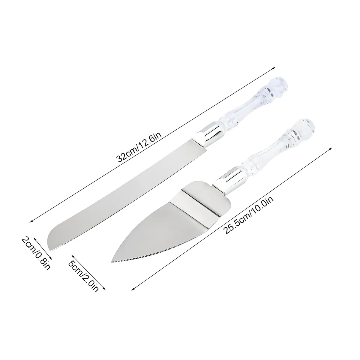 GENERICO - Cuchillo Divisor de Acero Inoxidable para Torta Pie Pizza