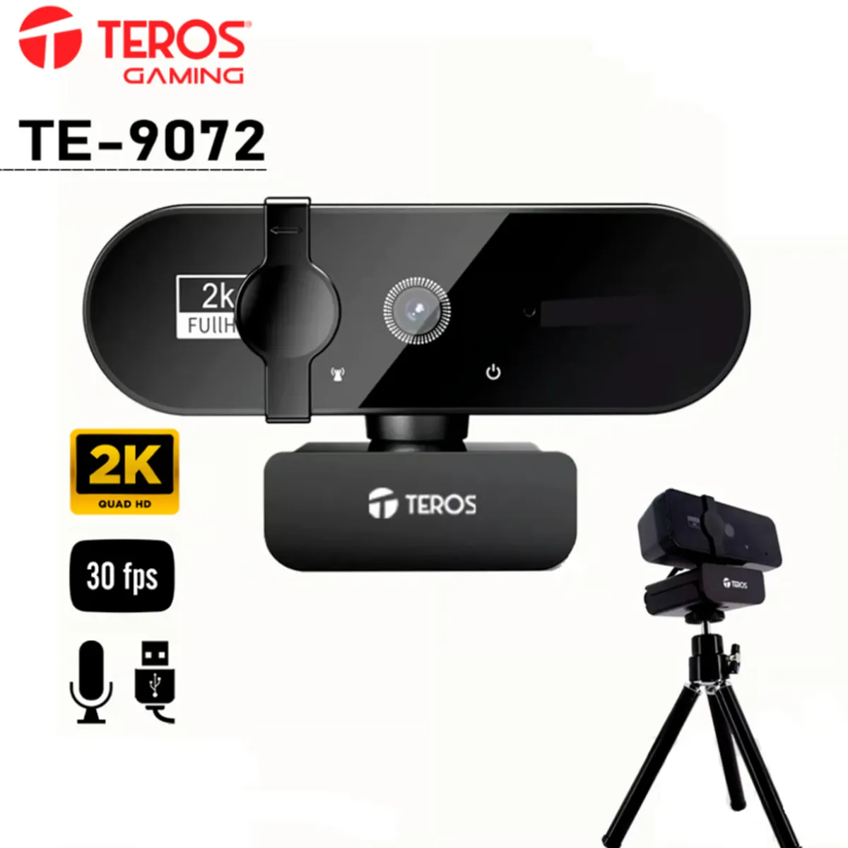 GENERICO - Cámara web 1080x1920p WEBCAM con Micrófono para PC