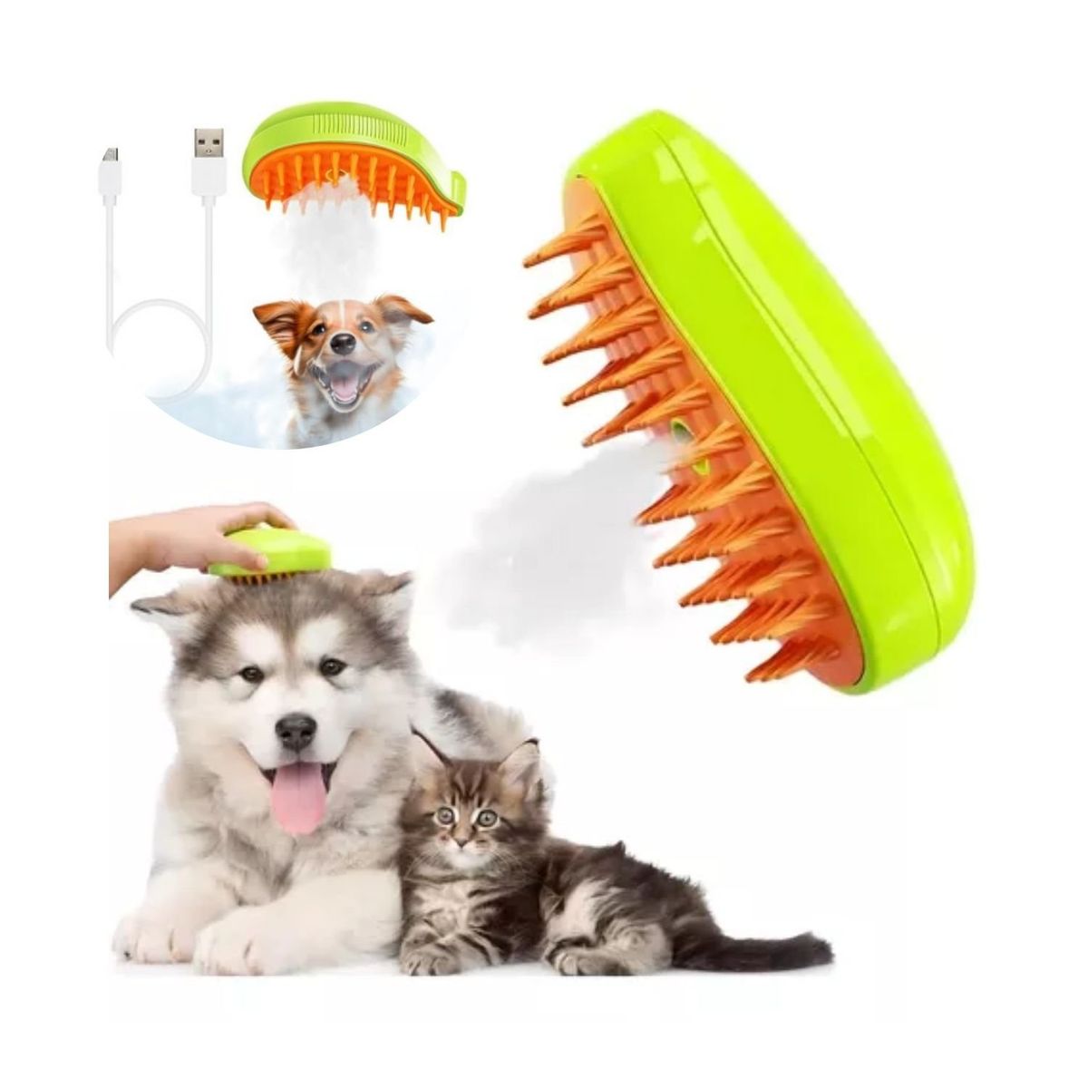 OEM - Cepillo a Vapor  Removedor de Pelo de Mascotas - Recargable