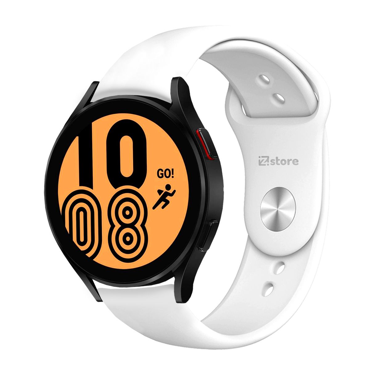 GENERICO - Correa Compatible Con Samsung Galaxy Watch Active Blanco Hebilla 20mm