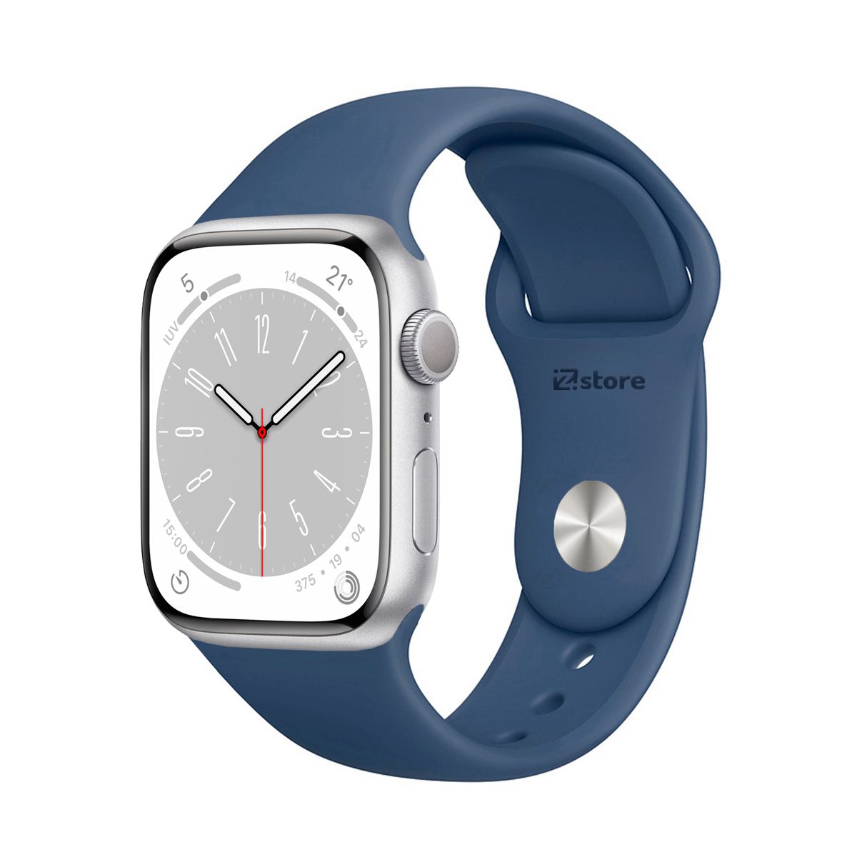 GENERICO - Correa Compatible Con Apple Watch 42mm44mm45mm49mm Azul Acero
