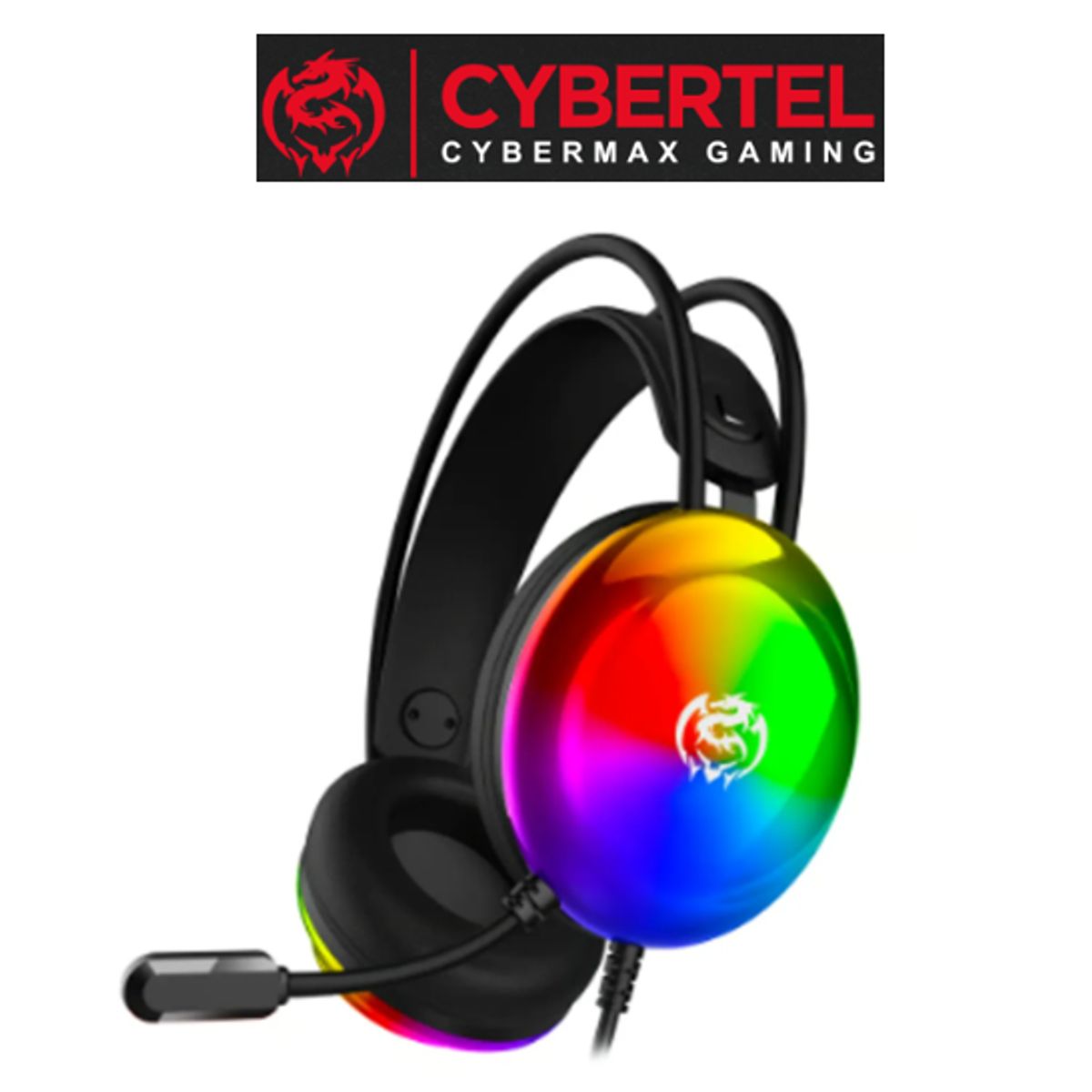 CYBERTEL - Audífonos Gamer SPLENDID CYB HG513 USB RGB C MICRO CYBERTEL