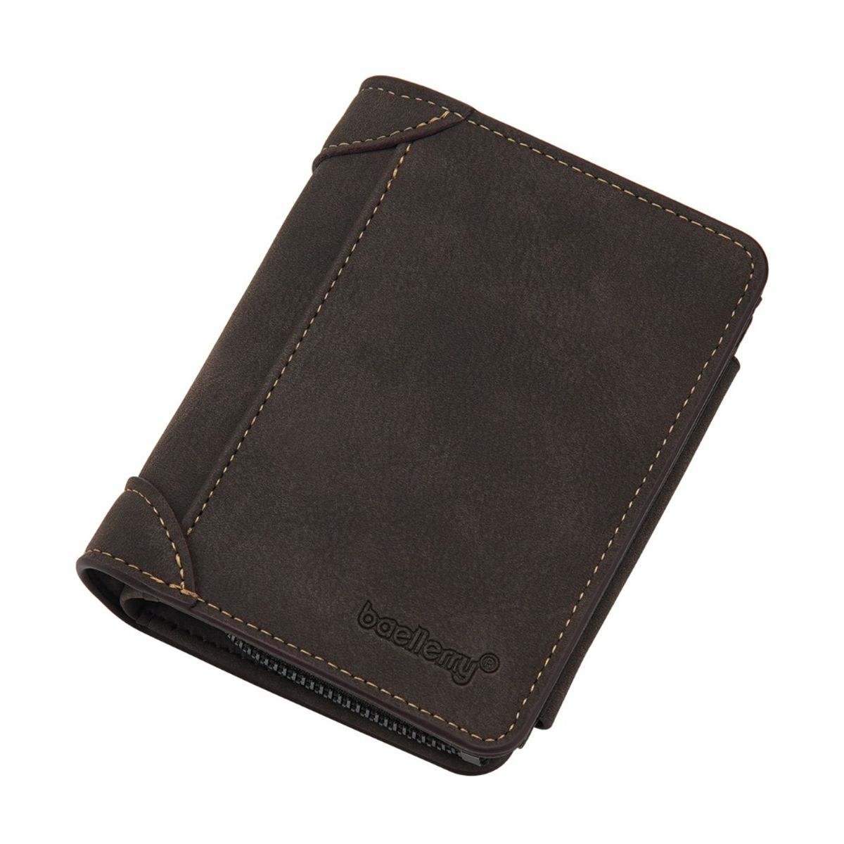 BAELLERRY - Billetera de cuero vegano 9201 de Tres cuerpos