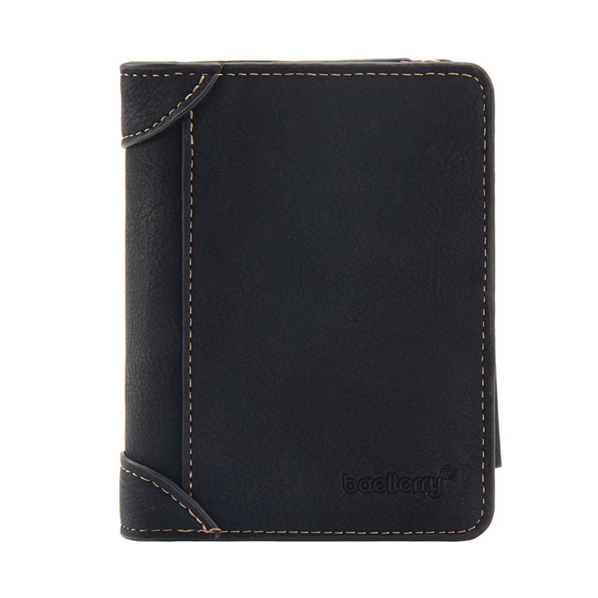 BAELLERRY - Billetera de cuero vegano 9201 de Tres cuerpos