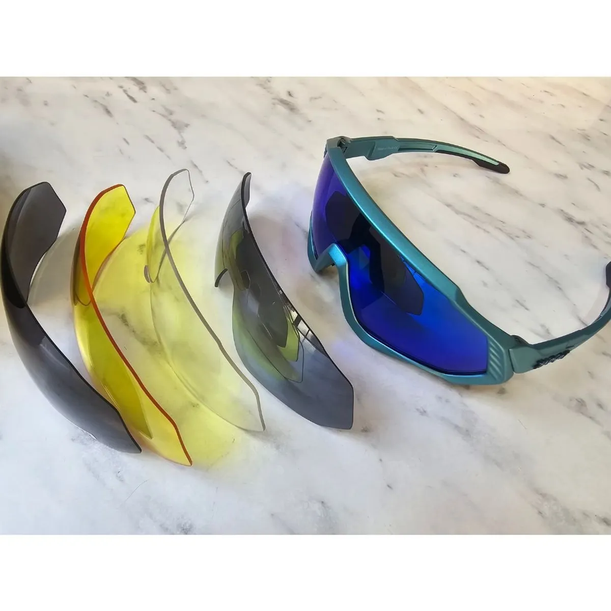 GENERICO - LENTES de Running  y Ciclismo, UV400, Unisex.