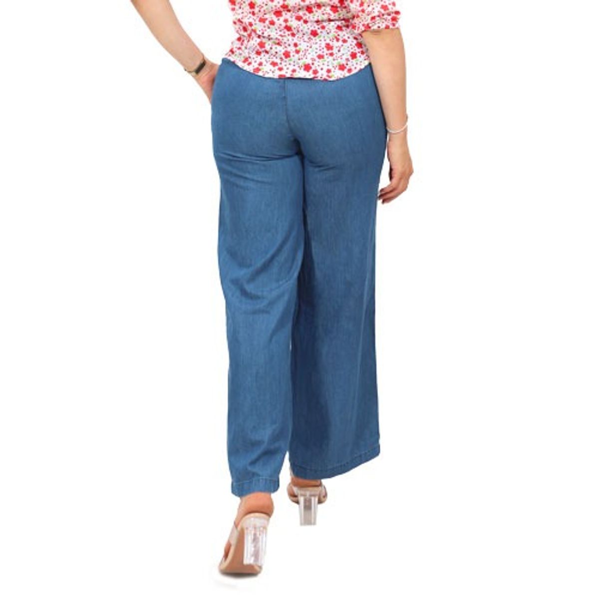 BOABLANCA - Pantalón jeans para dama 100% algodón denim peruano