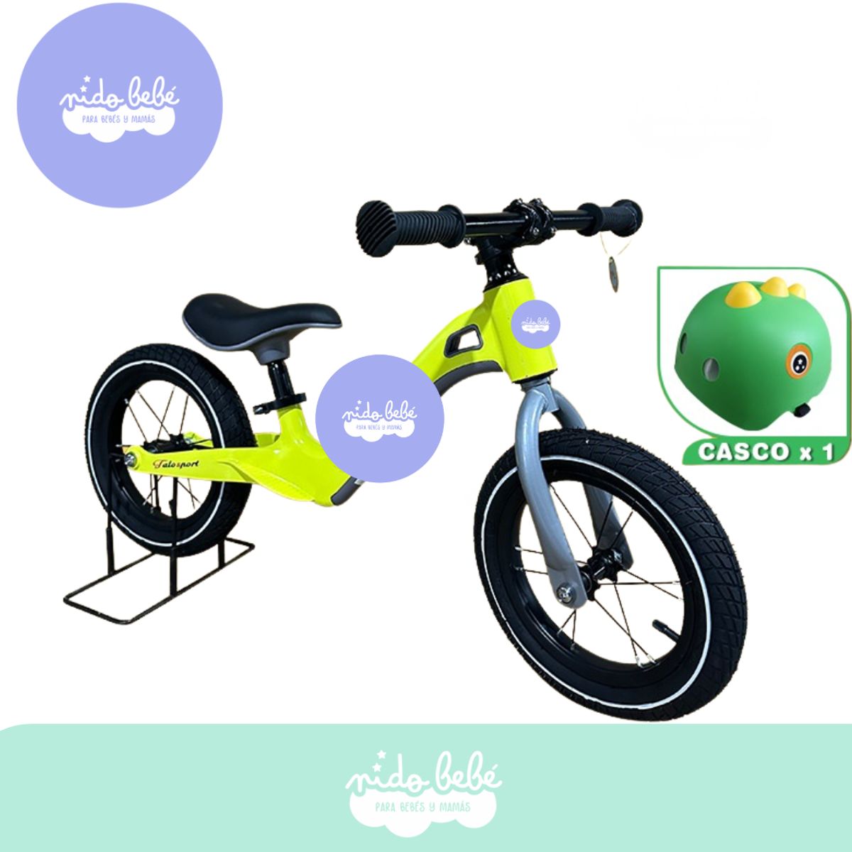 GENERICO - Bicicleta de entrenamiento para niño Belance Dino