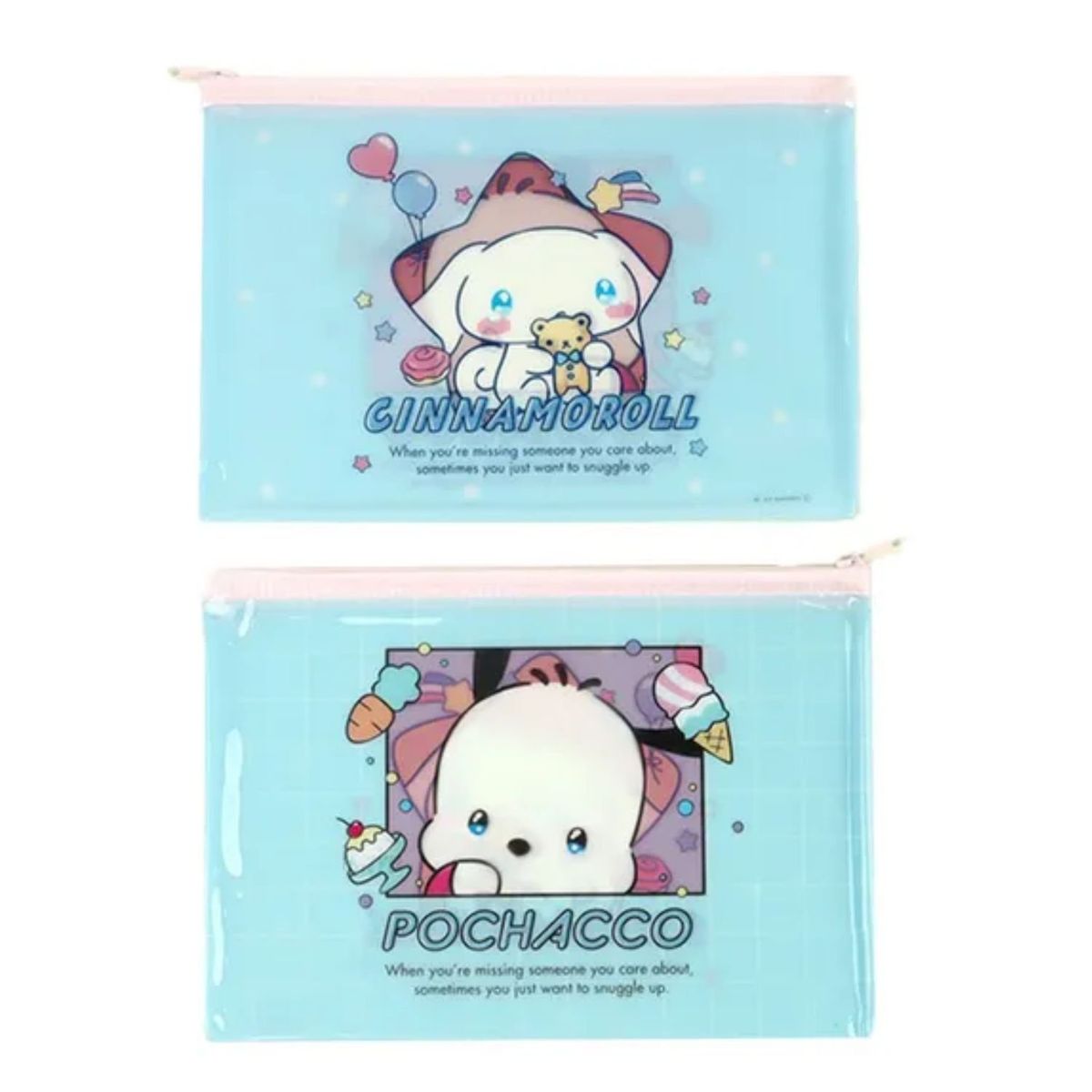 HELLO KITTY - Cartuchera Pochaco y Cinnamoroll Hello Kitty y Amigos