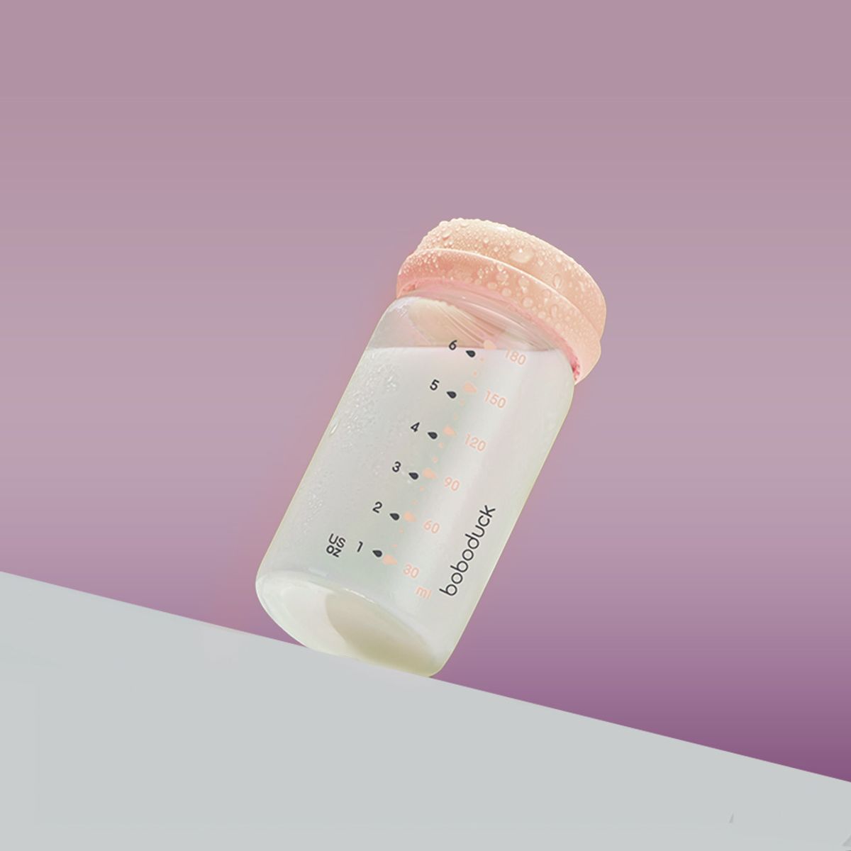 BOBODUCK - Frasco Botella de Vidrio Multiusos Boboduck F9310