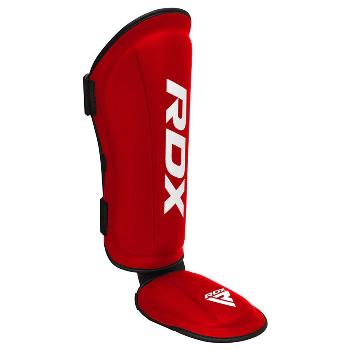 RDX - Canilleras con Empeine para Muay Thai T1 Rojo - S