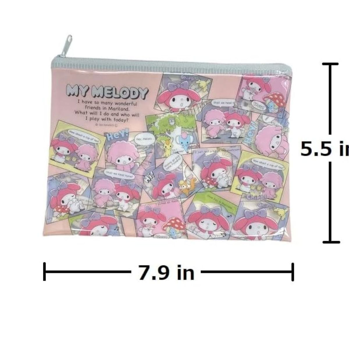 HELLO KITTY - Cartuchera My Melody  y Kuromi Hello Kitty y Amigos