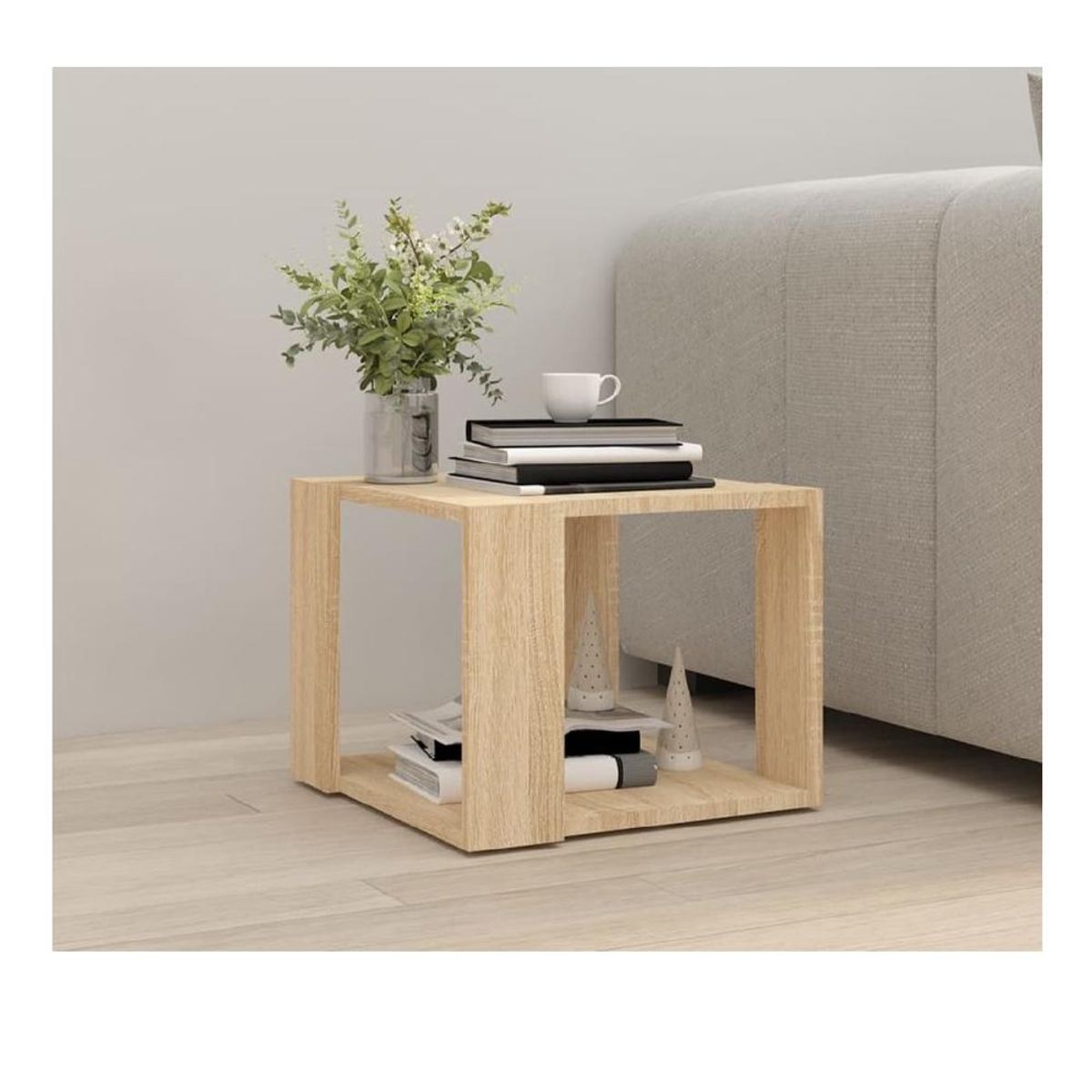 TU MESITA - Mesa de Centro Cuadrada TU MESITA Melita color Duna