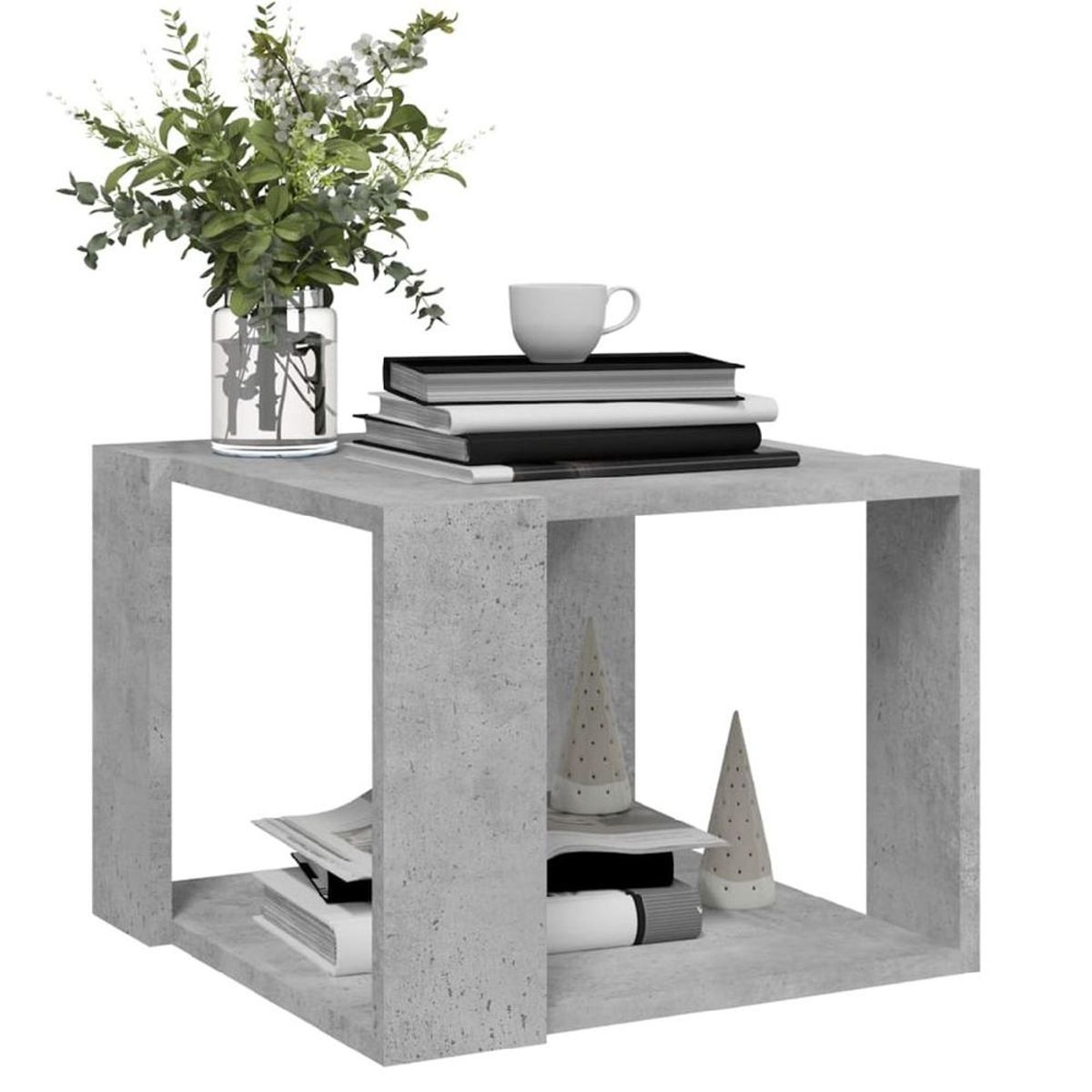 TU MESITA - Mesa de Centro Cuadrada TU MESITA Melita color Gris Claro