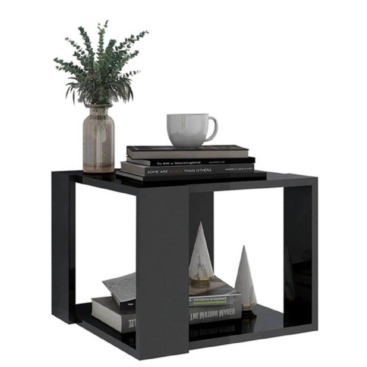 TU MESITA - Mesa de Centro Cuadrada TU MESITA Melita color Gris Oscuro