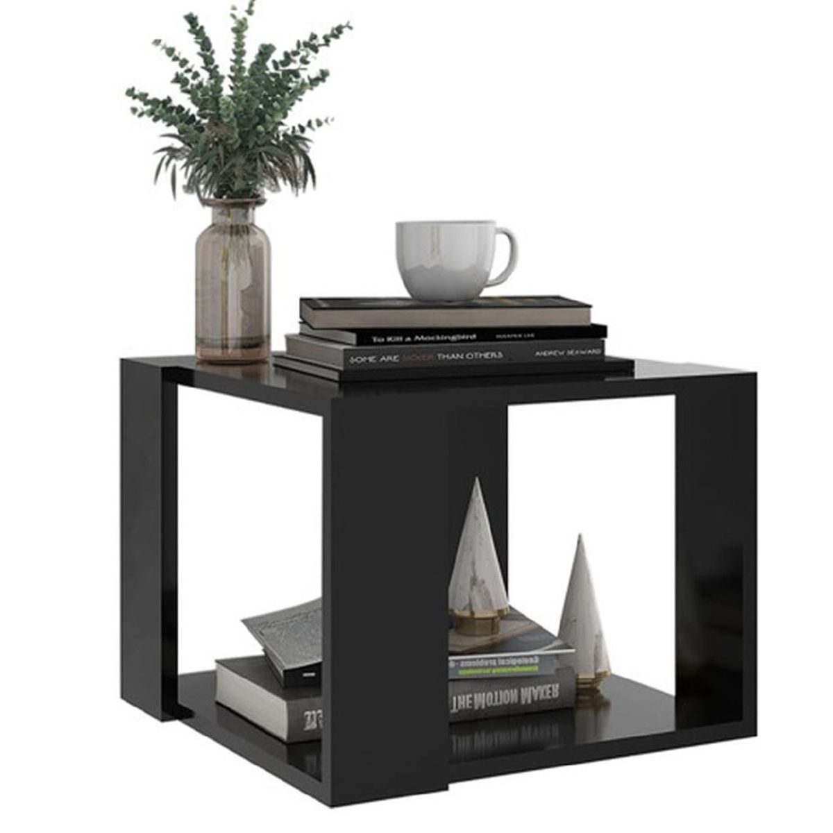 TU MESITA - Mesa de Centro Cuadrada TU MESITA Melita color Negro