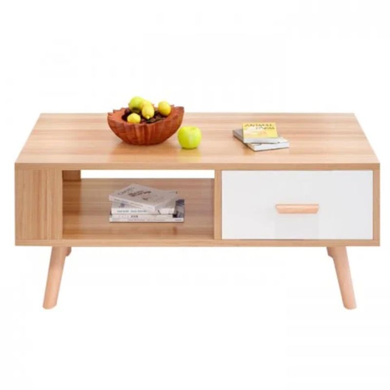 TU MESITA - Mesa de Centro Palasé Marrón Pastel 100cm