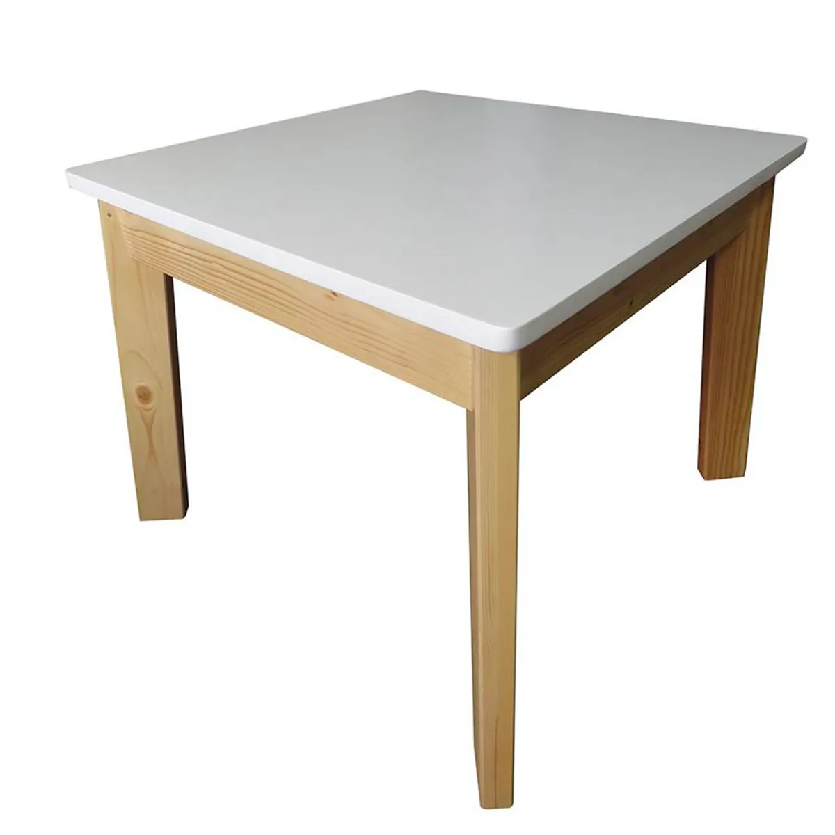 TU MESITA - Mesa Infantil Horan Cuadrada BlancaDuna