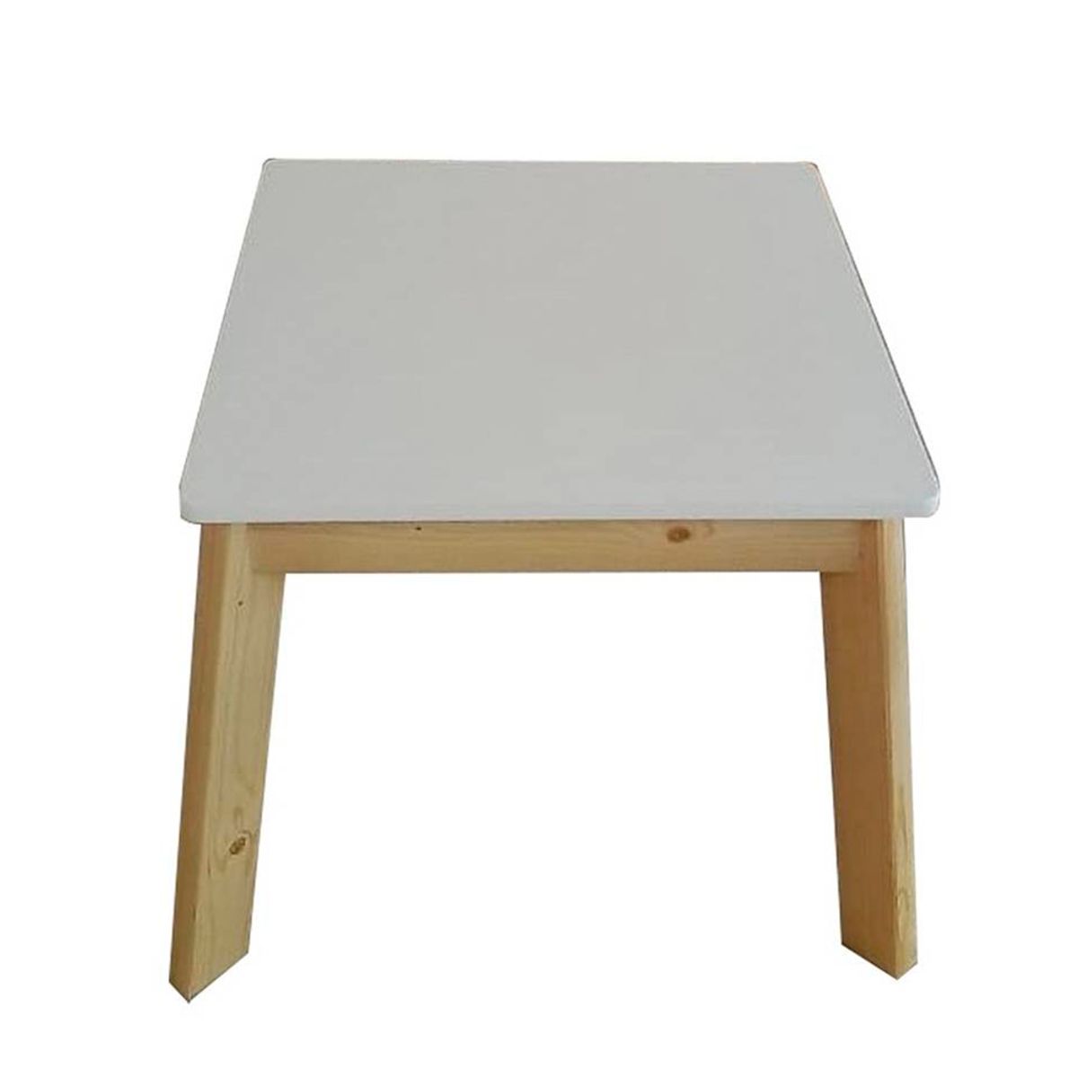 TU MESITA - Mesa Infantil Horan Cuadrada BlancaDuna