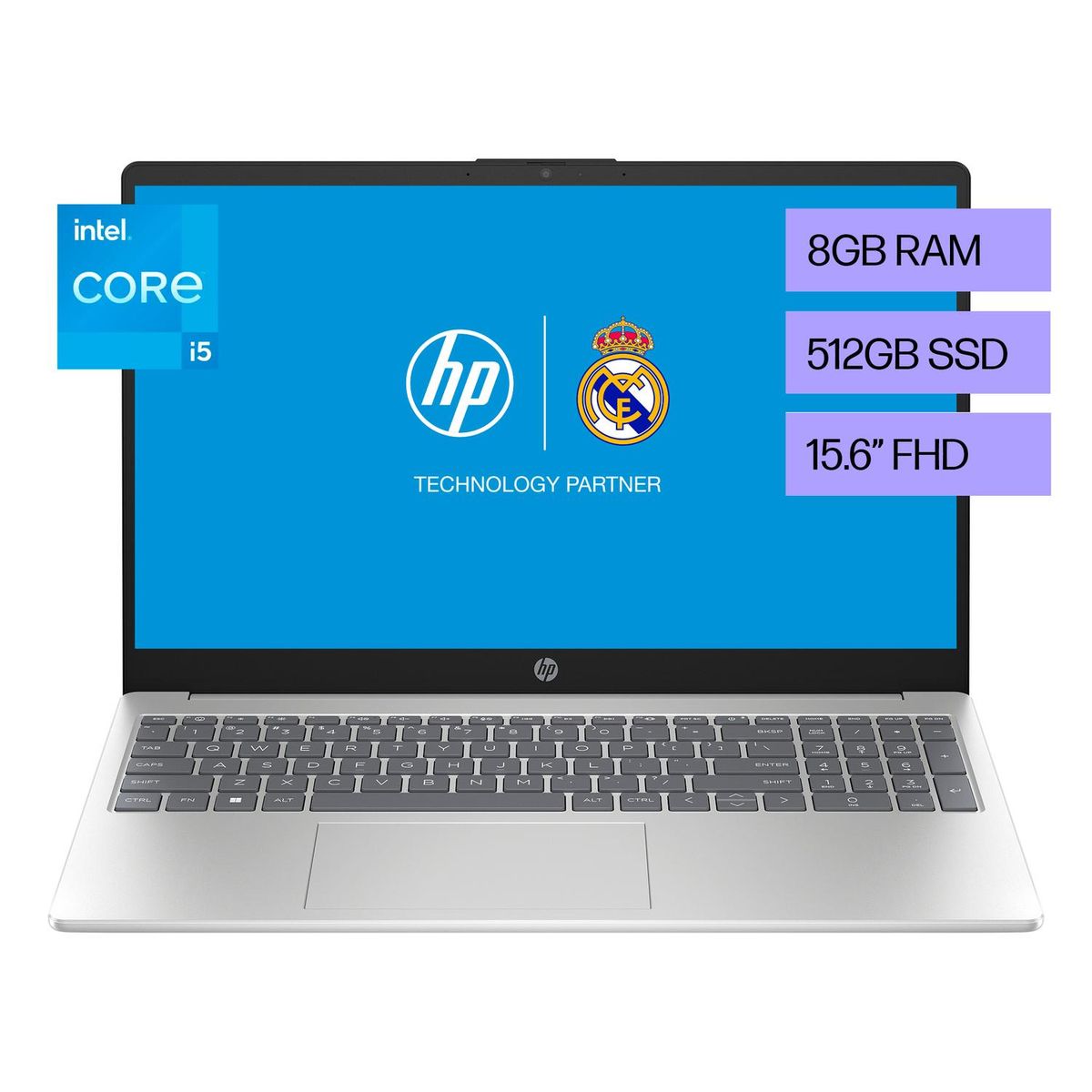 HP - Laptop HP 15-fd0020la Intel Core i5-1334U 8GB RAM 512GB SSD