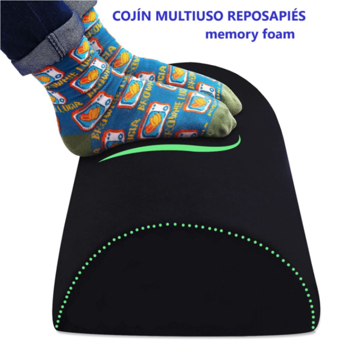 GENERICO - COJIN REPOSA PIES  MULTI-USO  MEMORY FAOM