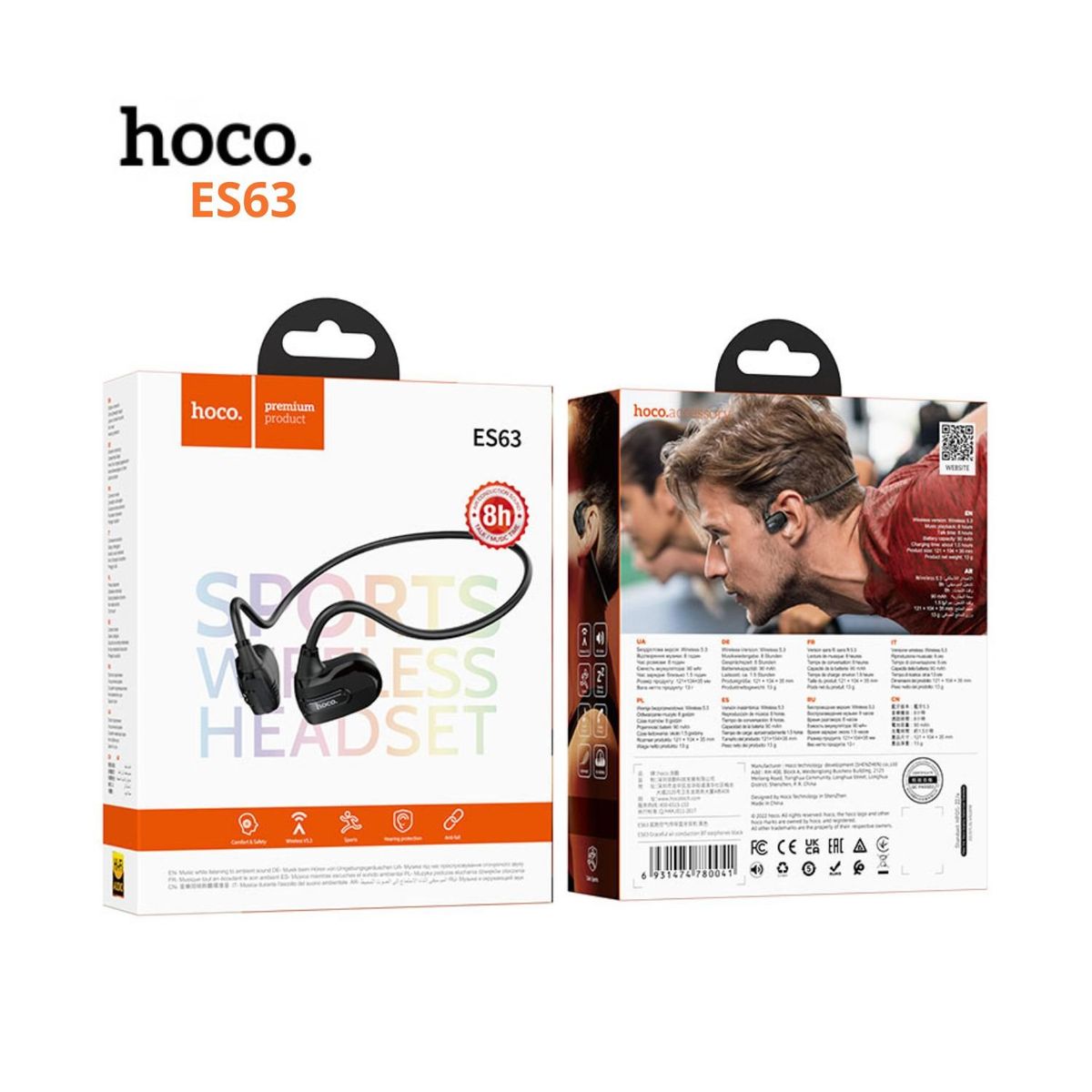 HOCO - Audífonos  HOCO - ES63 Bluetooth 5.3 Alta Calidad