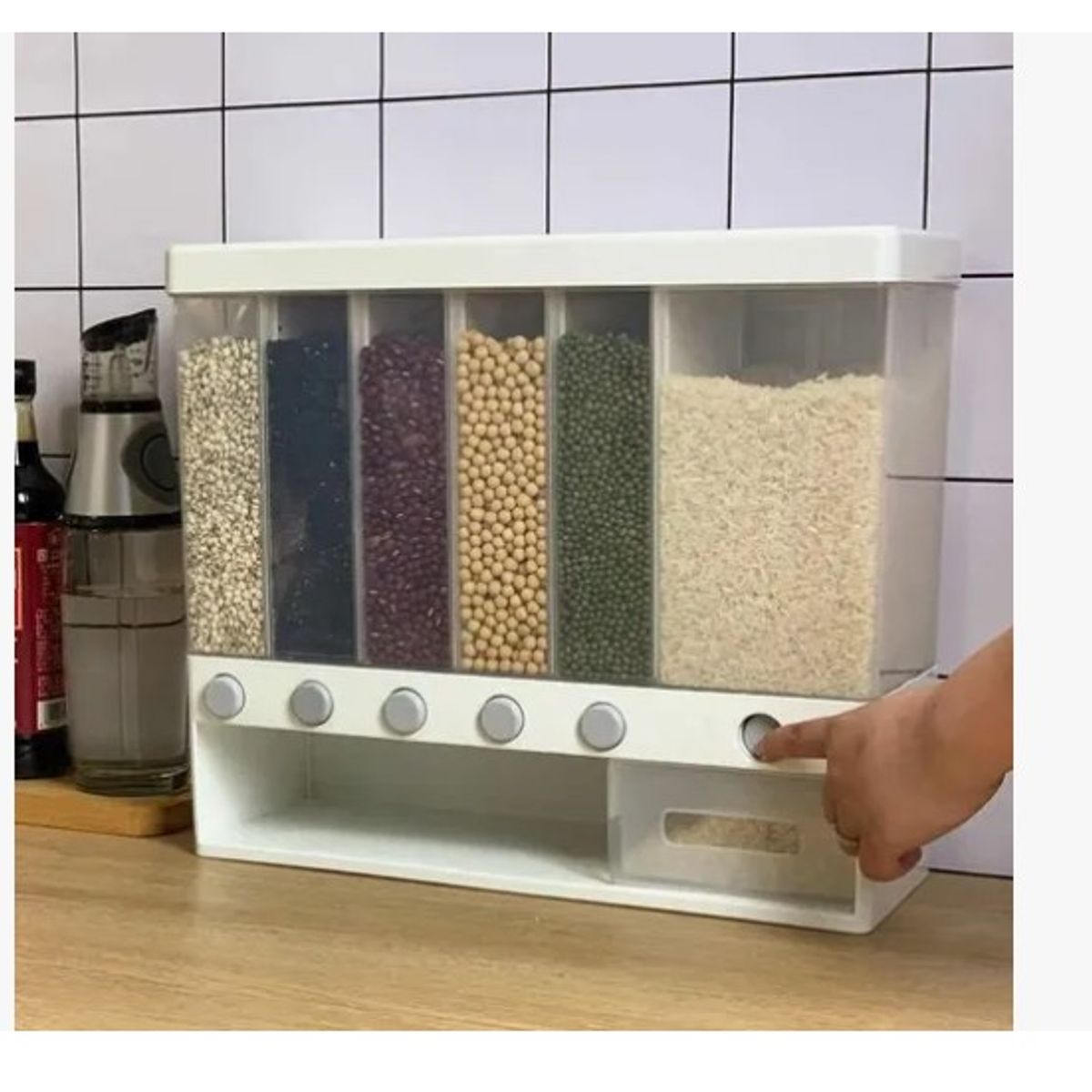 GENERICO - Dispensador de Menestra 10kg Organizador Cocina