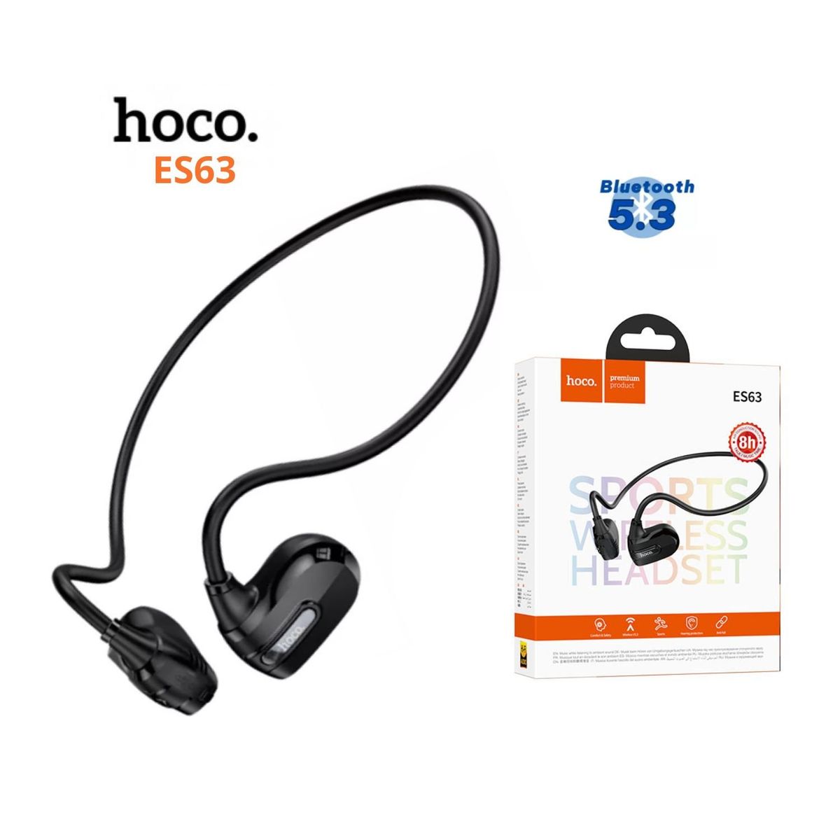 HOCO - Audífono Inalambrico   Bluetooth 5.3  HOCO - ES63