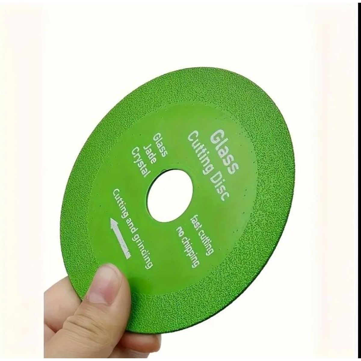 GENERICO - Disco diamantado verde de 4"  para vidrio, mayólicas y porcelanato