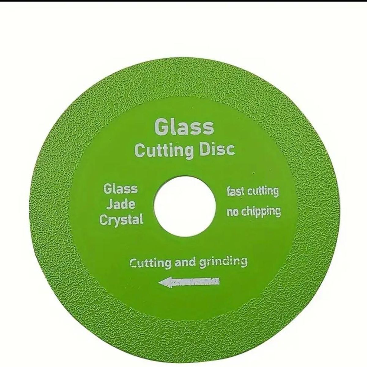 GENERICO - Disco diamantado verde de 4"  para vidrio, mayólicas y porcelanato