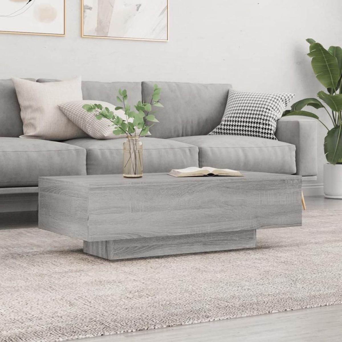 TU MESITA - Mesa de Centro Clásica TU MESITA Pacual color Gris