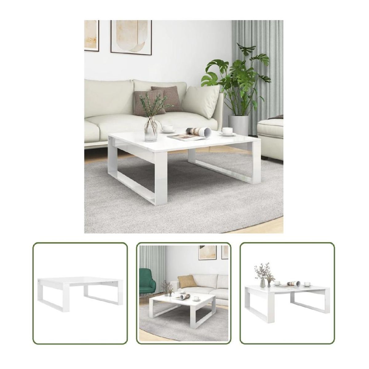 TU MESITA - Mesa de Centro Multiusos TU MESITA Jako color Blanco