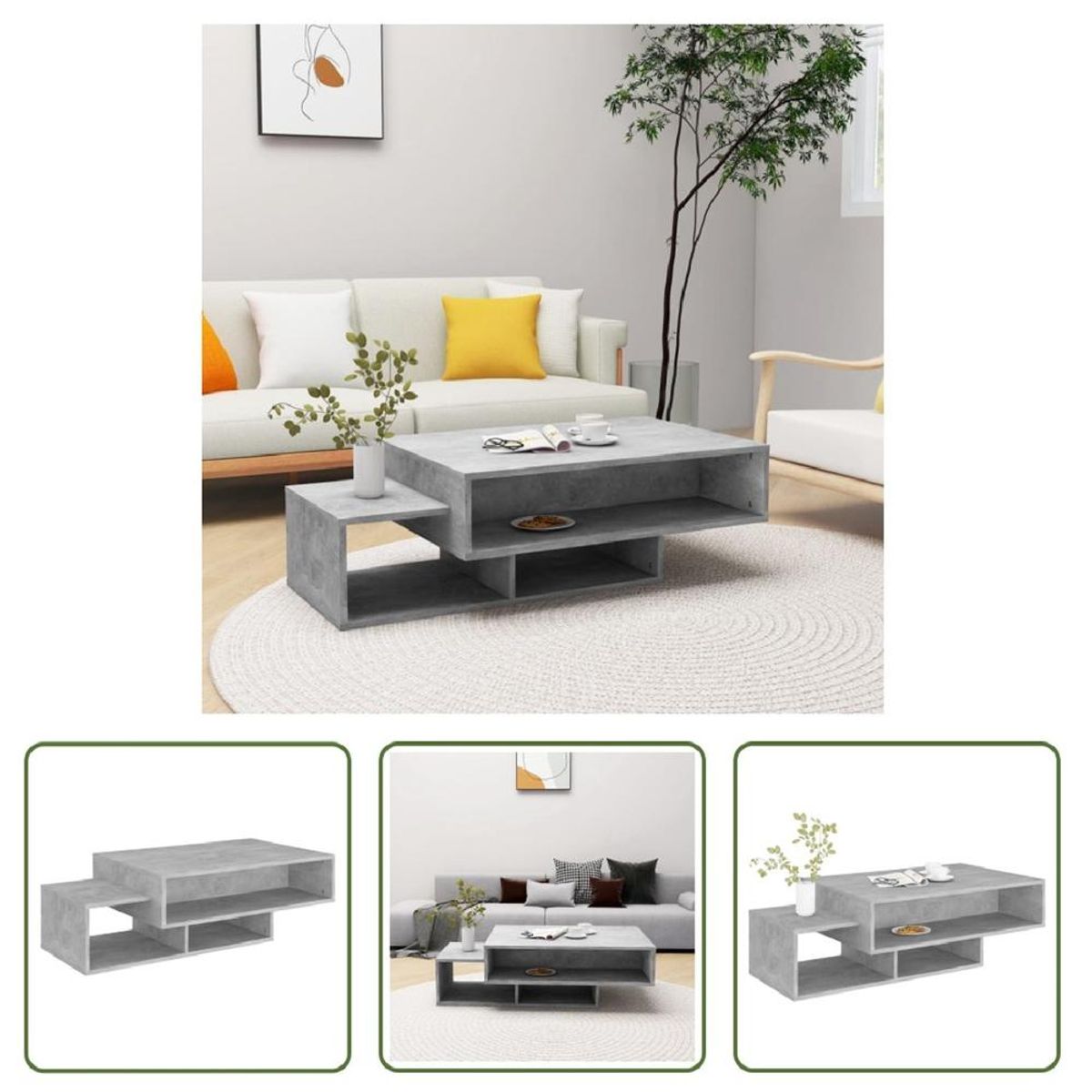 TU MESITA - Mesa de Centro Multiusos TU MESITA Thiago color Gris