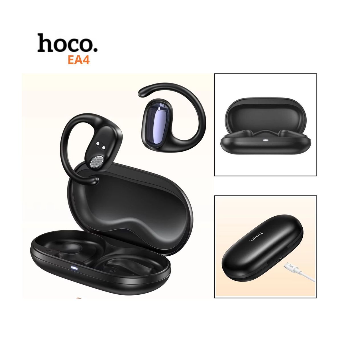 HOCO - Auriculares Inalámbricos  HOCO - EA4  Bluetooth V5.3